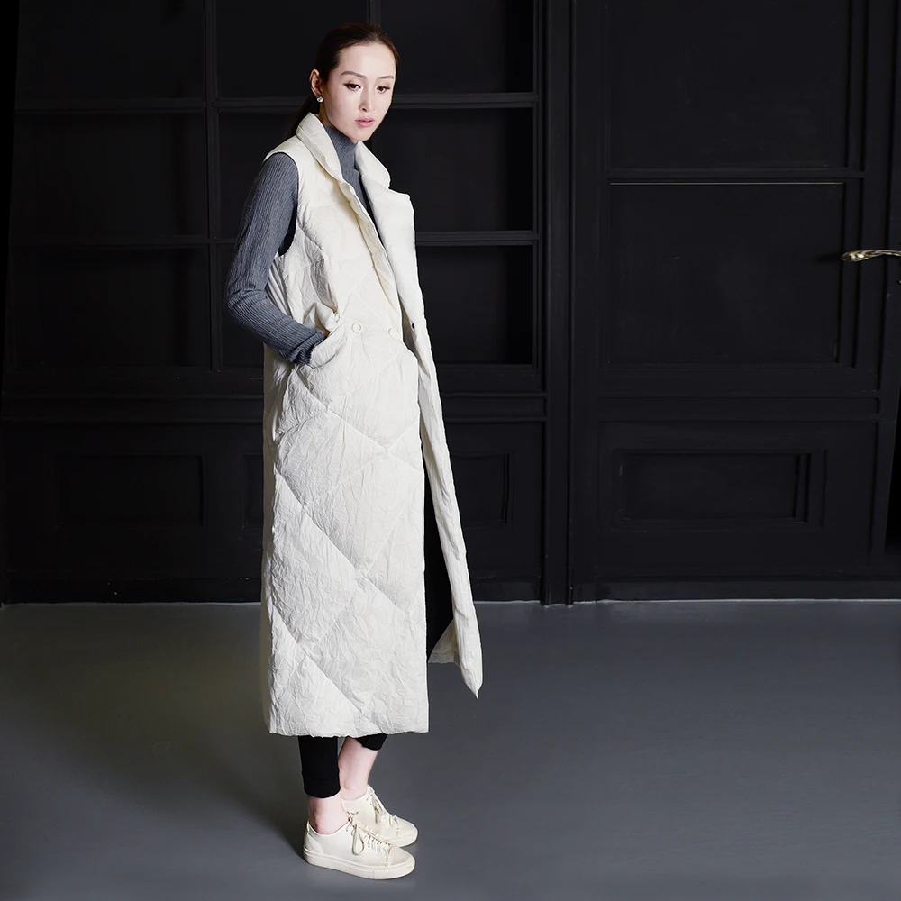 2018 Special Offer Vest 2 Colors Options Women Autumn And Winter Coat Duck Pockets Two Buttons Long Suit Jacket X-long
2018 Special Offer Vest 2 Colors Options Women Autumn And Winter Coat Duck Pockets Two Buttons Long Suit Jacket X-long
