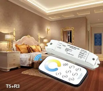 T5+R3 Mini led CT dimmer CW NW WW touch remote control CT controller DC12V-24V
T5+R3 Mini led CT dimmer CW NW WW touch remote control CT controller DC12V-24V