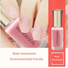 Stylo d'art d'ongle 3D Nudes durables couleur brillante Gel de vernis à ongles gelée Semi Transparent 10ml 998(China)