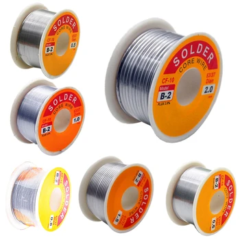 1 Roll/100g 63/37 Resin Core Solder Flux 2% Tin Lead Solder Iron Welding Wires Reel 0.5mm-2.0mm Flux Reel Welding Line
1 Roll/100g 63/37 Resin Core Solder Flux 2% Tin Lead Solder Iron Welding Wires Reel 0.5mm-2.0mm Flux Reel Welding Line