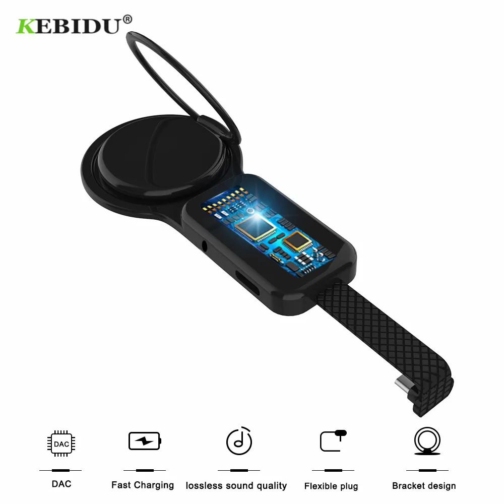 KEBIDU USB C Type c To 3.5mm Jack Audio Aux Adapter Ring Buckle Bracket 3A Digital Audio Multifunction Converter Support Dac
KEBIDU USB C Type c To 3.5mm Jack Audio Aux Adapter Ring Buckle Bracket 3A Digital Audio Multifunction Converter Support Dac