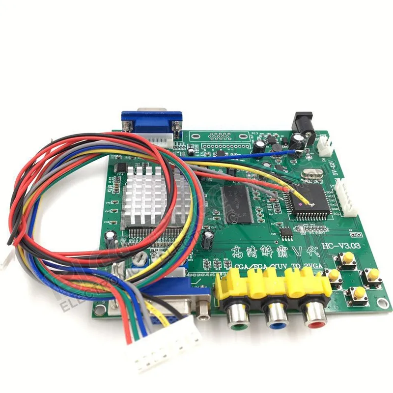 Arcade Game RGB CGA EGA YUV to VGA HD Video Converter Board VGA Output for single/double out put
Arcade Game RGB CGA EGA YUV to VGA HD Video Converter Board VGA Output for single/double out put