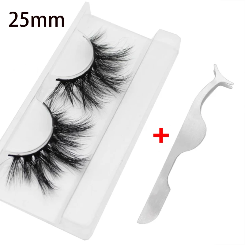 25 мм 3D норки lashes extra длина норковые ресницы большой драматический 100% жестокости