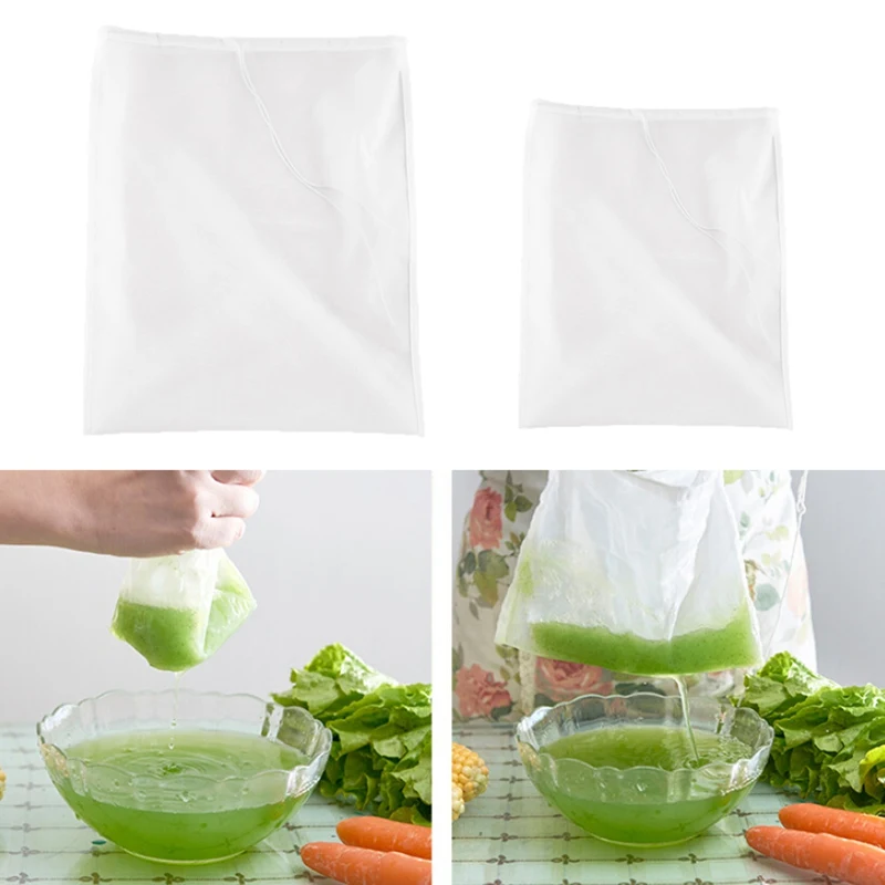 3 Size Kitchen Accessories Practical Food Nut Milk Tea Fruit Juice Coffee Wine Nylon Mesh Net Strain Herb Liquid Filter Bag
3 Size Kitchen Accessories Practical Food Nut Milk Tea Fruit Juice Coffee Wine Nylon Mesh Net Strain Herb Liquid Filter Bag