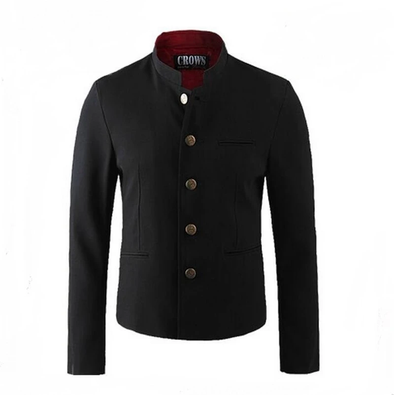 Slim Fit Japanese School Uniform Preppy Tunic Suits Jacket Short Length Copper Buttons Jacket
Slim Fit Japanese School Uniform Preppy Tunic Suits Jacket Short Length Copper Buttons Jacket
