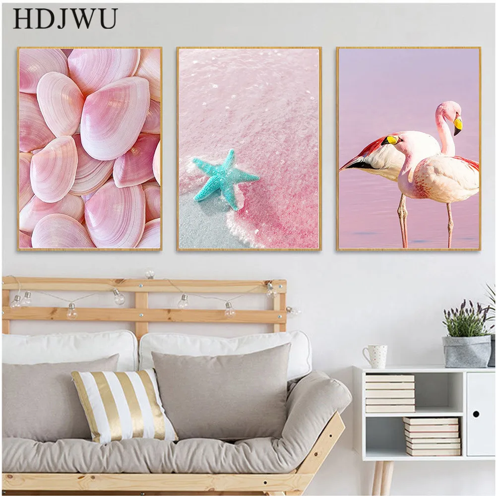 Art Home Canvas Painting Wall Picture Nordic Pink Flamingo Shell Printing Posters Wall Pictures for Living Room Decor DJ10
Art Home Canvas Painting Wall Picture Nordic Pink Flamingo Shell Printing Posters Wall Pictures for Living Room Decor DJ10