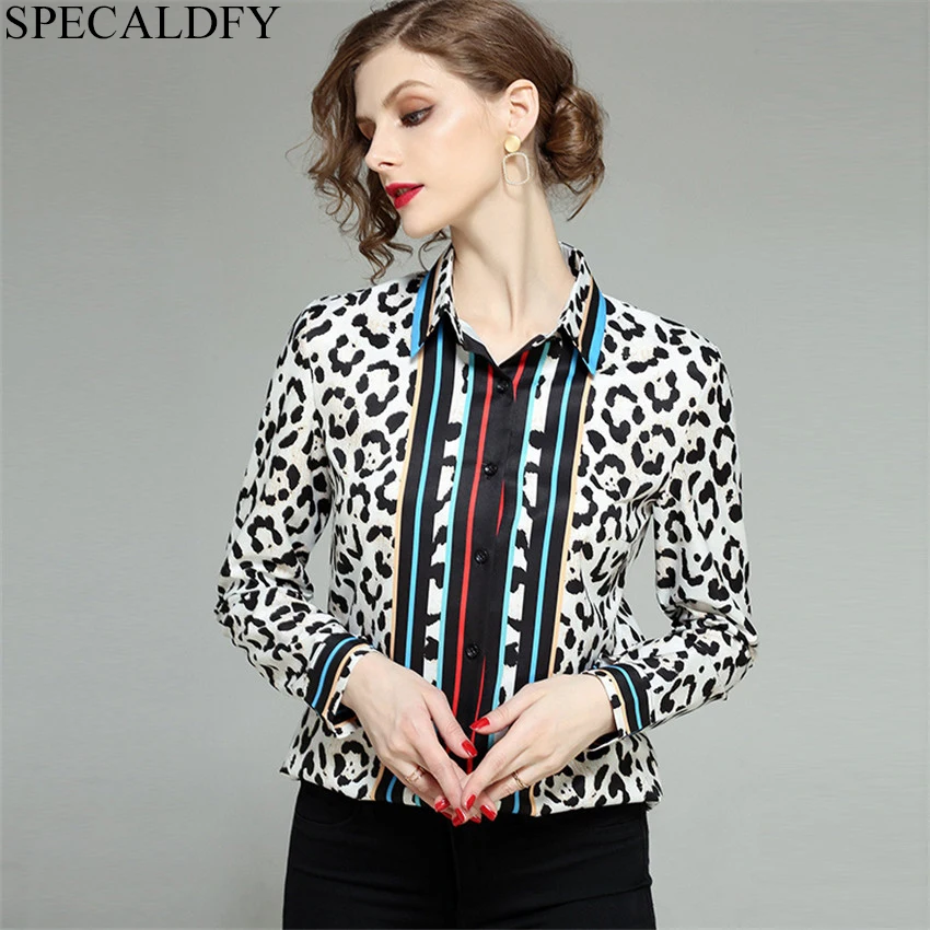 Women Long Sleeve Sexy Leopard Vintage Shirt Womens Tops And Blouses 2019 Spring Runway Blusa Feminina Ladies Office Shirt
Women Long Sleeve Sexy Leopard Vintage Shirt Womens Tops And Blouses 2019 Spring Runway Blusa Feminina Ladies Office Shirt