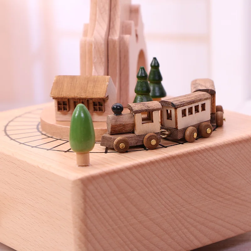 Wooden Music Box Solid Wood Music Box Crafts Creative Kids Gifts Home Mini Train Ornaments Mountain Music Box for Kid Dropship
Wooden Music Box Solid Wood Music Box Crafts Creative Kids Gifts Home Mini Train Ornaments Mountain Music Box for Kid Dropship