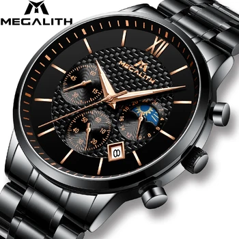 Relojes 2020 Megalith New Mens Watches Top Brand Luxury Waterproof Watch Men Fashion Sport Quartz Watch Clock Relogio Masculino
Relojes 2020 Megalith New Mens Watches Top Brand Luxury Waterproof Watch Men Fashion Sport Quartz Watch Clock Relogio Masculino