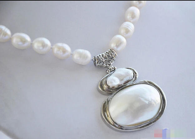 Wholesale FREE SHIPPING >>> P4622 17" 12mm NATURE WHITE RICE freshwater pearl NECKLACE MABE PENDANT
Wholesale FREE SHIPPING >>> P4622 17" 12mm NATURE WHITE RICE freshwater pearl NECKLACE MABE PENDANT