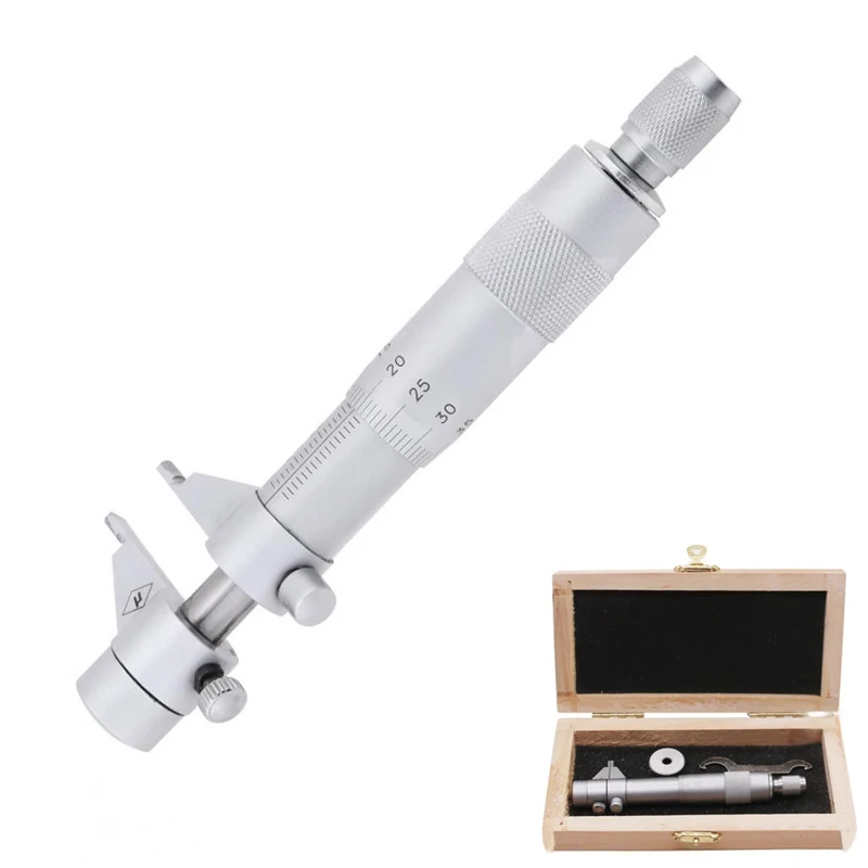 5-30mm Inner Diameter Micrometers Centimeter Card Measuring Tools 0.01mm Spiral Micrometers Measuring Tools inside Micrometer