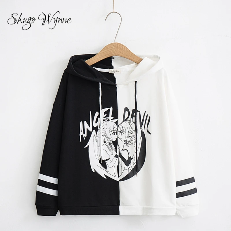 Shugo Wynne 2019 Autumn Women Preppy Style Mori Girl Sweatshirt Cute Cartoon Print Hooded Long Sleeve Casual Pullover Sweatshirt
Shugo Wynne 2019 Autumn Women Preppy Style Mori Girl Sweatshirt Cute Cartoon Print Hooded Long Sleeve Casual Pullover Sweatshirt
