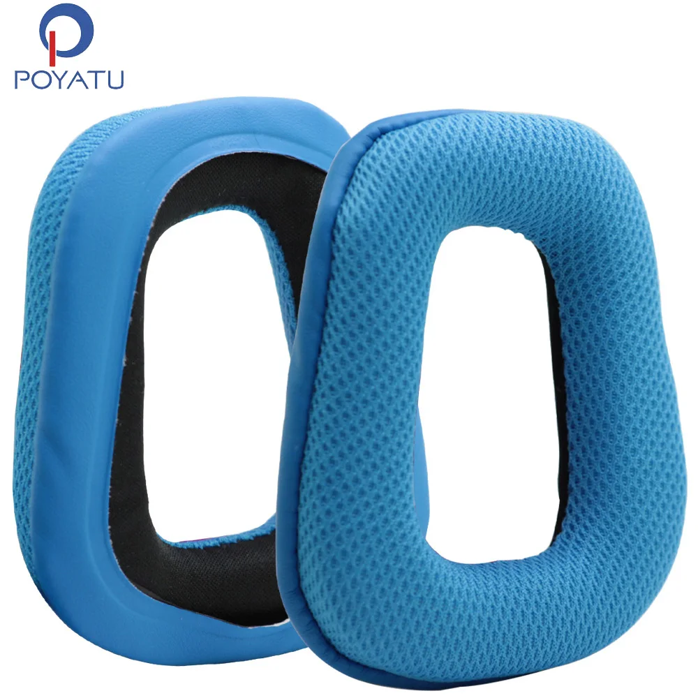 Poyatu Blue Earpads For Logitech G35 G930 G430 F450 Headphone Replacement Ear Pad Ear Cushion Ear Cups Ear Cover Repair Parts
Poyatu Blue Earpads For Logitech G35 G930 G430 F450 Headphone Replacement Ear Pad Ear Cushion Ear Cups Ear Cover Repair Parts