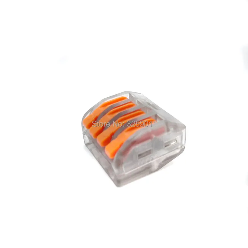 300PCS 222-414 PCT-214 Compact Splicing Connector 28-12AWG Spring Lever Push Fit Reuseable Cable 4 Wire Universal Connector
300PCS 222-414 PCT-214 Compact Splicing Connector 28-12AWG Spring Lever Push Fit Reuseable Cable 4 Wire Universal Connector