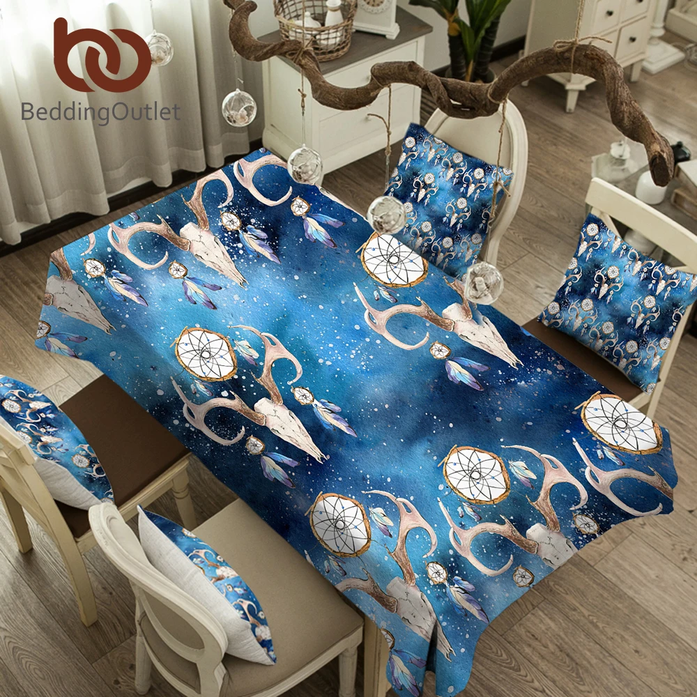 BeddingOutlet Bull Head Skull Tablecloth Watercolor Galaxy Waterproof Table Cloth Dreamcatcher Boho Blue Table Cover for Kitchen
BeddingOutlet Bull Head Skull Tablecloth Watercolor Galaxy Waterproof Table Cloth Dreamcatcher Boho Blue Table Cover for Kitchen