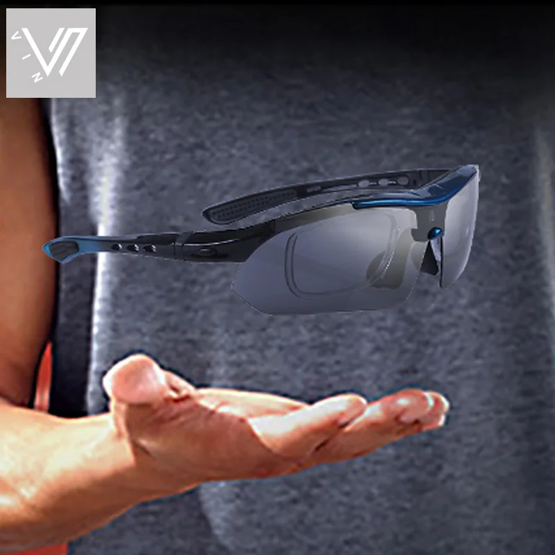 Поляризованные солнцезащитные очки 5 комплектов Сменные линзы Gafas Oculos De Sol Goggle