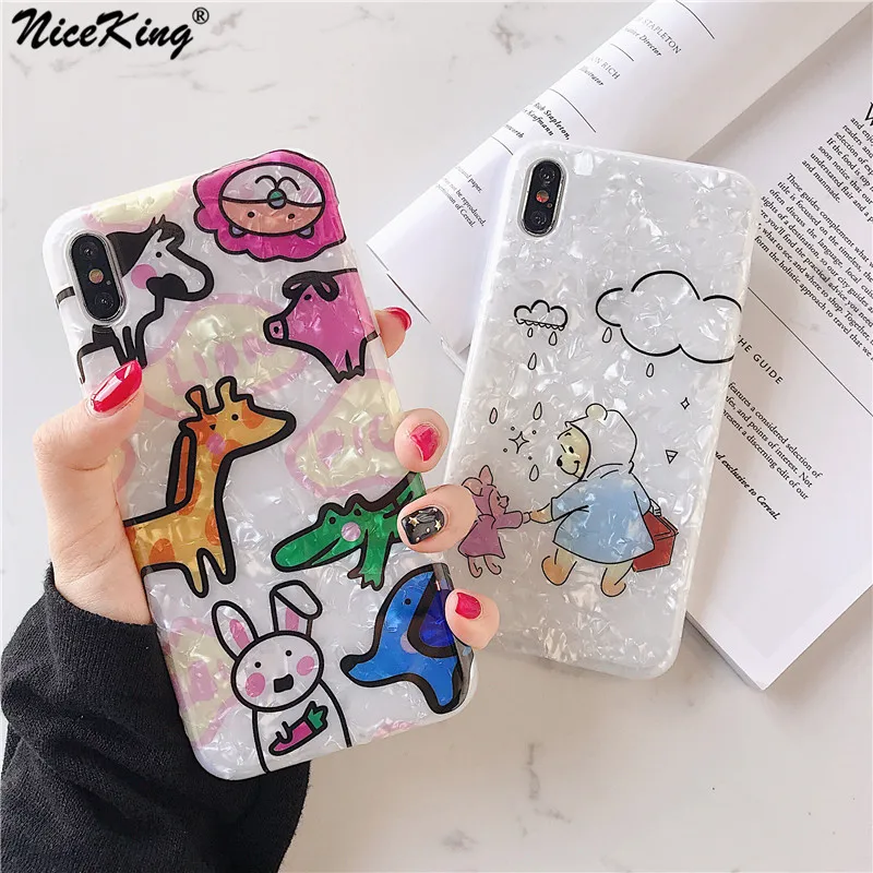 Niceking Cute Cartoon Unicorn Case For iPhone 8 Plus Back Cover Conch Shell Case Funda For iPhone X XS Max XR 6 6S 7 7 Plus
Niceking Cute Cartoon Unicorn Case For iPhone 8 Plus Back Cover Conch Shell Case Funda For iPhone X XS Max XR 6 6S 7 7 Plus