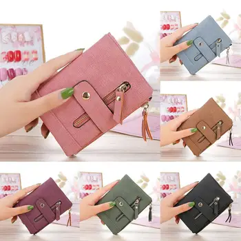 Women Short Wallets PU Leather Retro Clutch Wallets Small Zipper Wallet Coin Purse Casual Bags Dropship Y710
Women Short Wallets PU Leather Retro Clutch Wallets Small Zipper Wallet Coin Purse Casual Bags Dropship Y710