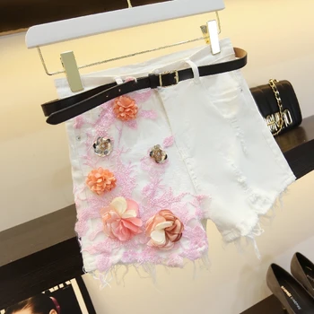2019 New Summer Fashion Personality White Hole Shorts for Women Embroidery Tassel Students Shorts Casual Denim Hot Shorts
2019 New Summer Fashion Personality White Hole Shorts for Women Embroidery Tassel Students Shorts Casual Denim Hot Shorts