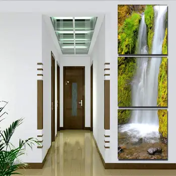 3 Panels Modern Waterfull Painting Picture Landscape Painting Canvas Art For Living Room No Frame Giveaways wall sticker
3 Panels Modern Waterfull Painting Picture Landscape Painting Canvas Art For Living Room No Frame Giveaways wall sticker