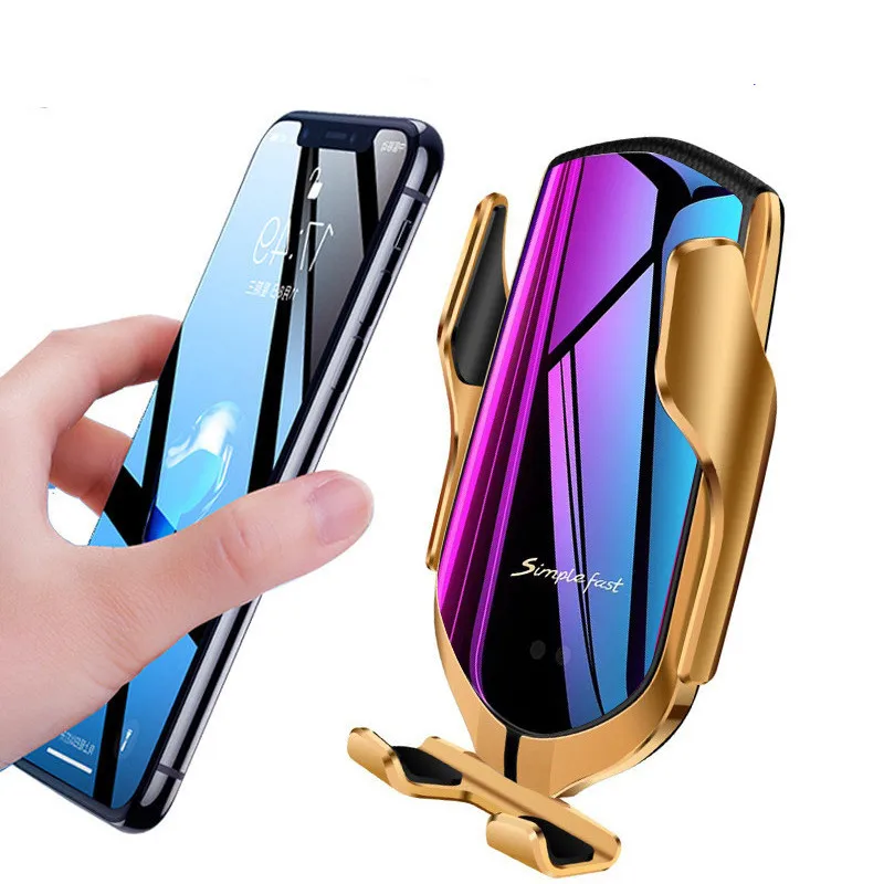 Infrared sensors phone holder for car Wireless charging QC3.0 10W for iphone xiaomi huawei phone
Infrared sensors phone holder for car Wireless charging QC3.0 10W for iphone xiaomi huawei phone