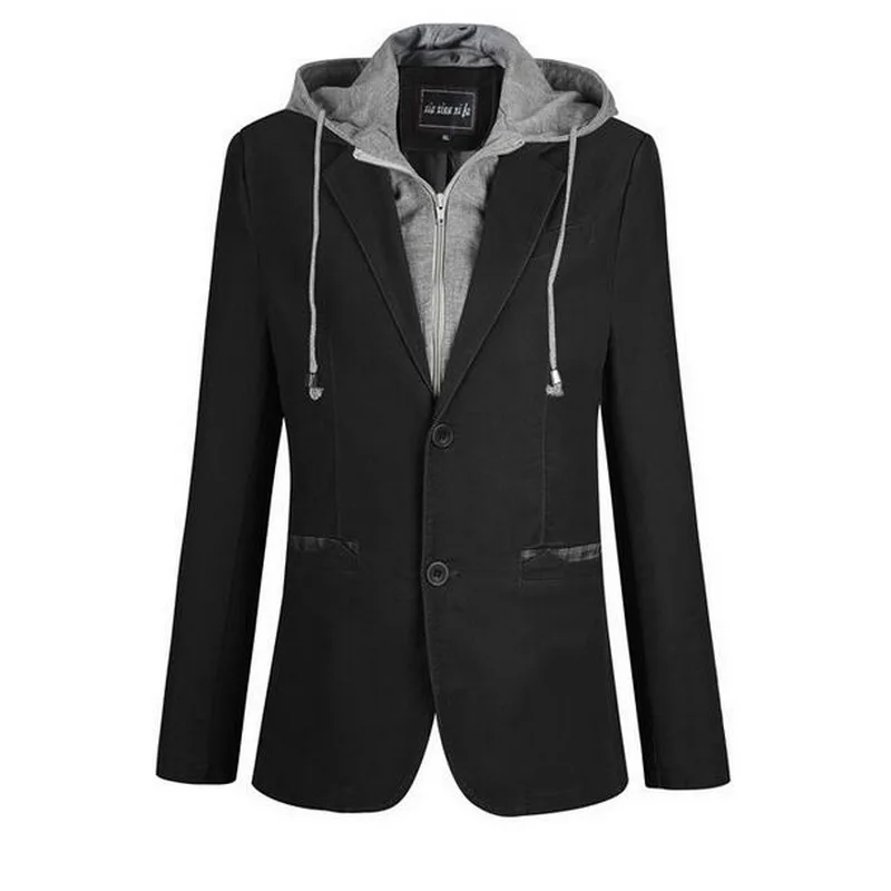 British Suit Men's Blazers Hooded Suit Fake Two Pieces Hoodies The Self-Cultivation Men's British Style Overcoat One-Piece Suit
British Suit Men's Blazers Hooded Suit Fake Two Pieces Hoodies The Self-Cultivation Men's British Style Overcoat One-Piece Suit