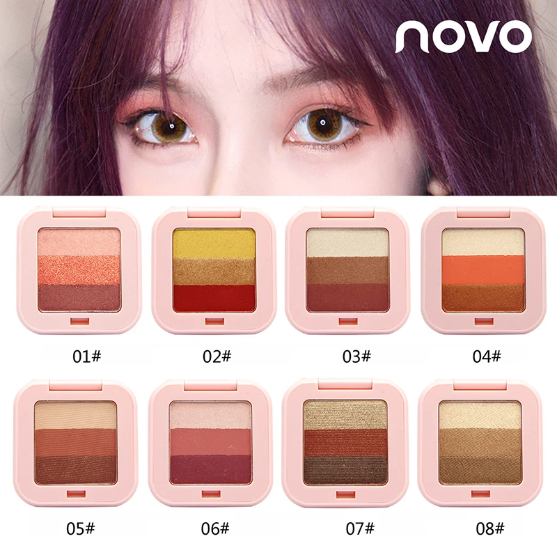 NOVO 3 Colors Gradient Matte Glitter Eyeshadow Palette Set Makeup Eye Shadow Powder Pallete Make Up Pigment Beauty Cosmetic
NOVO 3 Colors Gradient Matte Glitter Eyeshadow Palette Set Makeup Eye Shadow Powder Pallete Make Up Pigment Beauty Cosmetic
