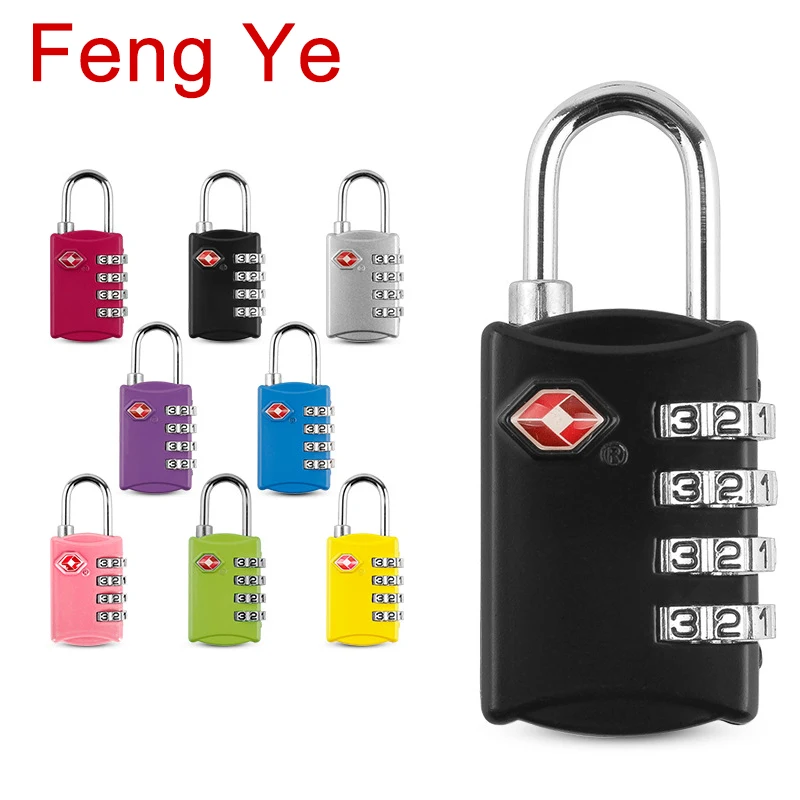 Feng Ye High Security Padlock Tsa Combination 4 Digits Password Digital Luggage Suitcase Number Travel Safety Bag Knapsack Lock
Feng Ye High Security Padlock Tsa Combination 4 Digits Password Digital Luggage Suitcase Number Travel Safety Bag Knapsack Lock