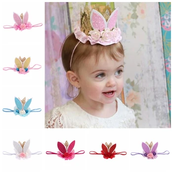 2018 New 10pcs/lot Spring and Easter Flower Crown Headband Bunny Ears Kids Girls Lace Crown Headbands First Birthday Gift
2018 New 10pcs/lot Spring and Easter Flower Crown Headband Bunny Ears Kids Girls Lace Crown Headbands First Birthday Gift