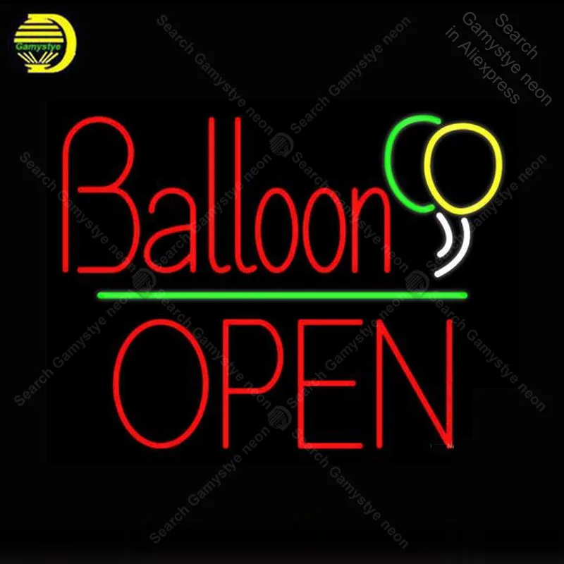 Neon light Signs Balloon OPEN Neon Bulbs sign Lamp Handcraft restaurant display advertise neon Letrero Neons enseigne lumine
Neon light Signs Balloon OPEN Neon Bulbs sign Lamp Handcraft restaurant display advertise neon Letrero Neons enseigne lumine