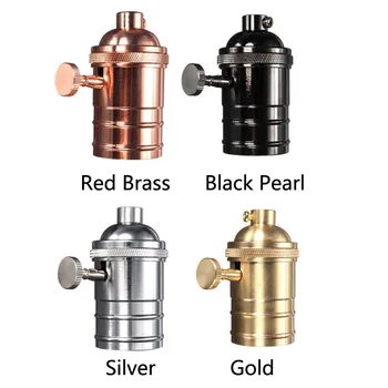 Vintage Edison Lamp Socket E27 Screw Bulb Base Aluminum Lamp Holder Industrial Retro Pendant Fittings Lampholders Fixture
Vintage Edison Lamp Socket E27 Screw Bulb Base Aluminum Lamp Holder Industrial Retro Pendant Fittings Lampholders Fixture