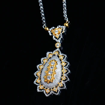 925 Sterling Silver zircon Necklace Sliver 925 Jewelry For Women European Court Style vintage style
925 Sterling Silver zircon Necklace Sliver 925 Jewelry For Women European Court Style vintage style