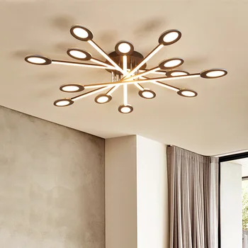 Brown modern Led Chandelier lighting for bedroom living room iron acrylic lustre luminaria lampadario Ceiling Chandelier
Brown modern Led Chandelier lighting for bedroom living room iron acrylic lustre luminaria lampadario Ceiling Chandelier