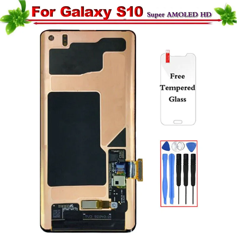 for SAMSUNG Galaxy S10 LCD Display Touch Screen Digitizer Assembly Replacement for Galaxy S10 G9730 SM-G9730 lcd Display
for SAMSUNG Galaxy S10 LCD Display Touch Screen Digitizer Assembly Replacement for Galaxy S10 G9730 SM-G9730 lcd Display