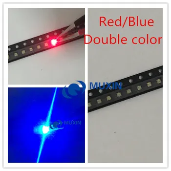 0603 (1616) Bicolor Blue And Red SMD 1000pcs SMT Chip LED Light Emitting Diode Lamp Surface Mount Technology 20mA for PCB
0603 (1616) Bicolor Blue And Red SMD 1000pcs SMT Chip LED Light Emitting Diode Lamp Surface Mount Technology 20mA for PCB
