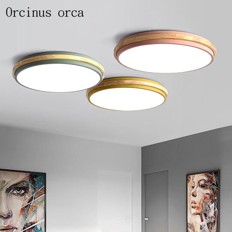 Nordic modern simple solid wood LED ceiling lamp living room bedroom creative personality color circular ceiling lamp
Nordic modern simple solid wood LED ceiling lamp living room bedroom creative personality color circular ceiling lamp