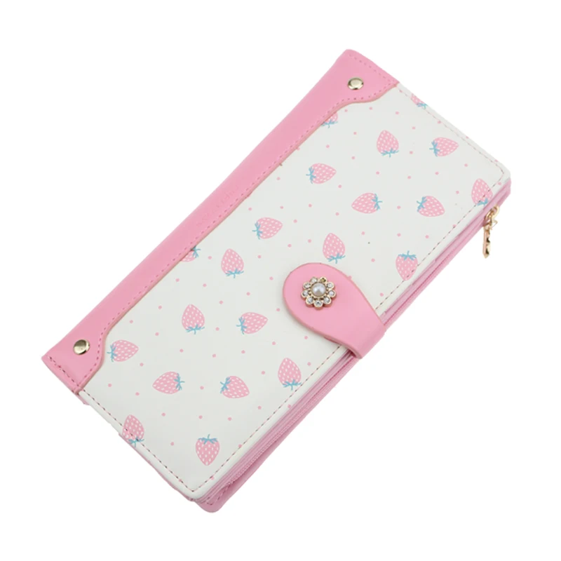 Fashion Printing Women Wallet Brand Casual Fresh Female Wallet Long Studded Strawberry Lady Purse Female Carteras
Fashion Printing Women Wallet Brand Casual Fresh Female Wallet Long Studded Strawberry Lady Purse Female Carteras
