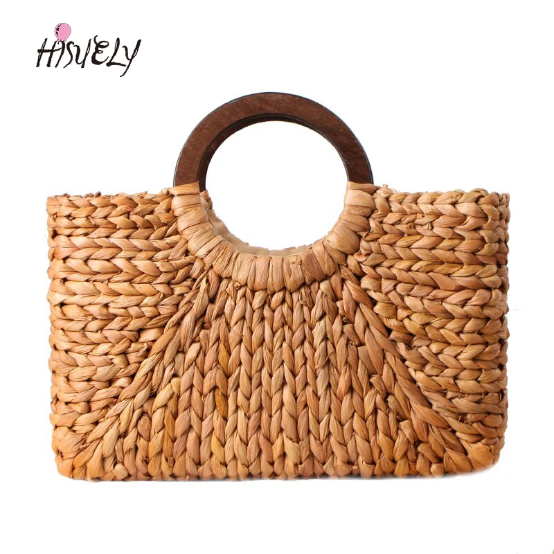 2019 New Women Vintage Rattan Handbag Female Bohemian Summer Beach Straw Bags Lady Simple Weave Bag Handmade Casual Large Tote
2019 New Women Vintage Rattan Handbag Female Bohemian Summer Beach Straw Bags Lady Simple Weave Bag Handmade Casual Large Tote