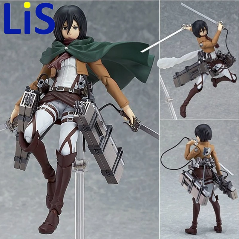 Lis Japan Anime Attack On Titan Figma 203 Mikasa Ackerman 6" PVC Action Figure Model Doll Toys Anime Figure SA206
Lis Japan Anime Attack On Titan Figma 203 Mikasa Ackerman 6" PVC Action Figure Model Doll Toys Anime Figure SA206