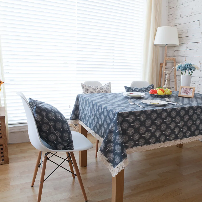 Linen Cotton Tablecloth Washable Coffee Dinner Countryside Small Tree Pattern Lace Hem Table Cloth for Christmas Wedding Banquet
Linen Cotton Tablecloth Washable Coffee Dinner Countryside Small Tree Pattern Lace Hem Table Cloth for Christmas Wedding Banquet
