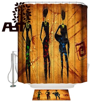 Art Store African Women Shower Curtain Bath Sets With Rugs Shower Curtain Sets Outdoor Fabric Toilet Rings Funny Women Cute 12
Art Store African Women Shower Curtain Bath Sets With Rugs Shower Curtain Sets Outdoor Fabric Toilet Rings Funny Women Cute 12