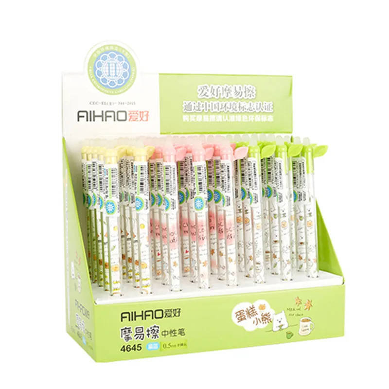 New Arrival AIHAO Brand Retractable 0.5MM Point Lovely Design Erasable Pen 12pcs/lot Smooth Writing Free Shipping
New Arrival AIHAO Brand Retractable 0.5MM Point Lovely Design Erasable Pen 12pcs/lot Smooth Writing Free Shipping