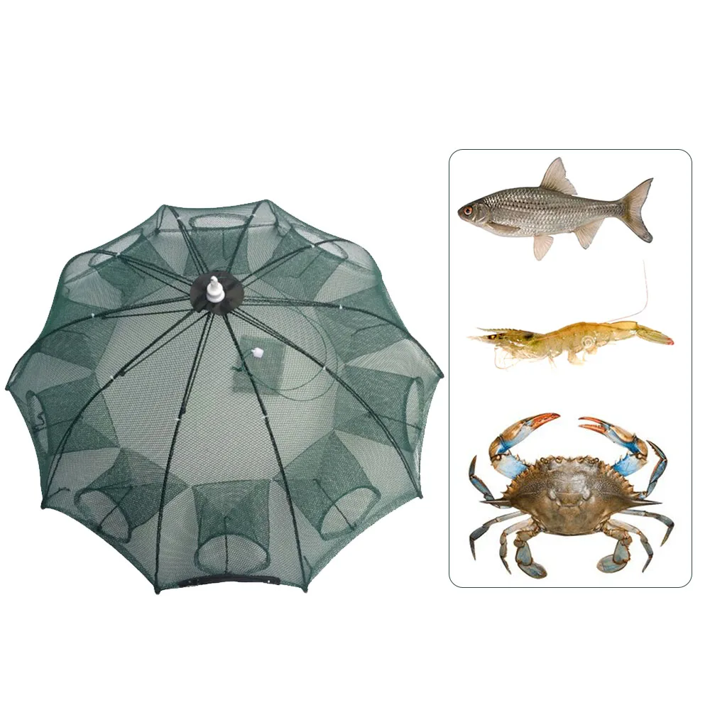 Strengthened 4-20 Holes Automatic Fishing Net Shrimp Cage Nylon Foldable Crab Fish Trap Cast Net Cast Folding Fishing Network
Strengthened 4-20 Holes Automatic Fishing Net Shrimp Cage Nylon Foldable Crab Fish Trap Cast Net Cast Folding Fishing Network