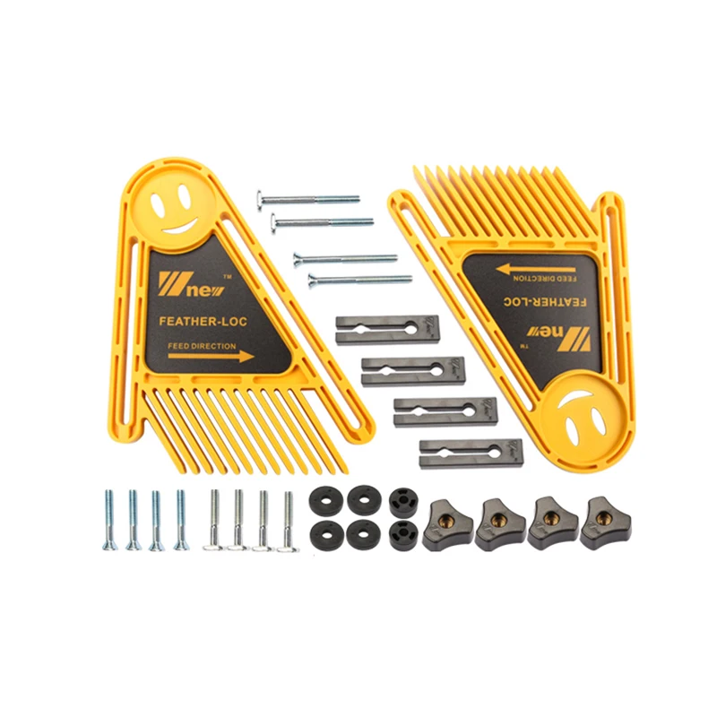 Multi-purpose Feather Loc Board Set Double Featherboards Miter Gauge Woodwork for Table Woodworking Saws Engraving Machine
Multi-purpose Feather Loc Board Set Double Featherboards Miter Gauge Woodwork for Table Woodworking Saws Engraving Machine