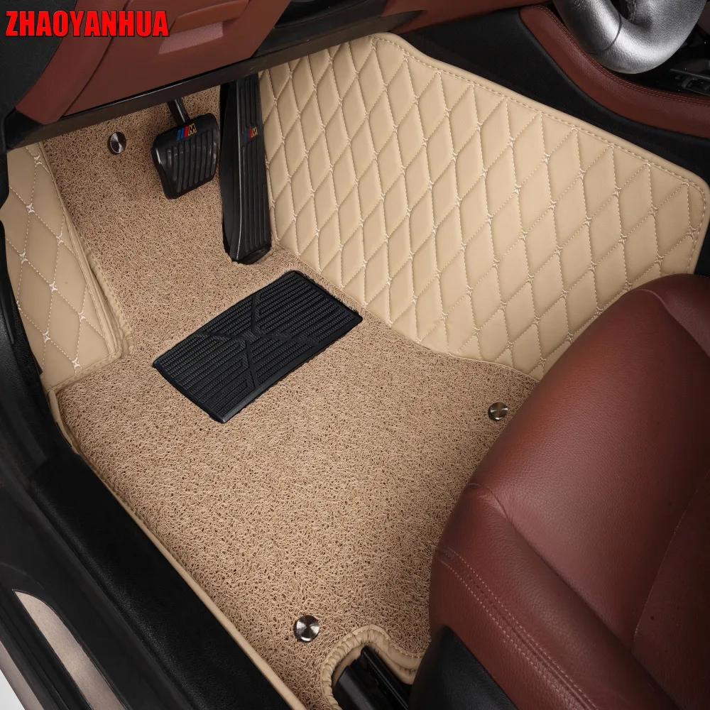 ZHAOYANHUA car floor mats for Lexus CT200h GS ES250/350 RX270/350/450H GX460h leather Anti-slip car-styling carpet liner | Автомобили и