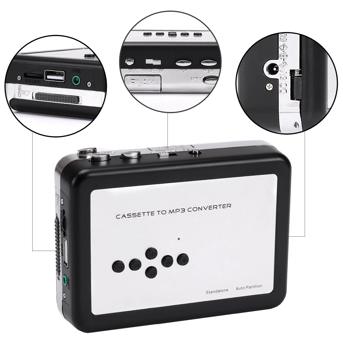 AAAE Top Relliance ностальгия Кассетный usb-плеер в MP3 конвертер ретро лента игрока адаптер