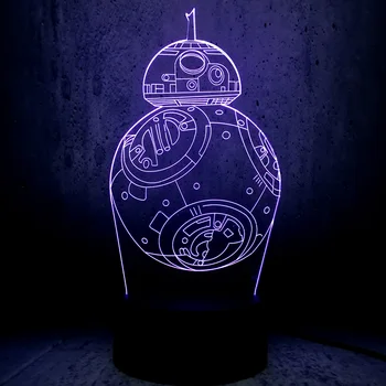 New Star Wars BB Ship 3D Lamp LED Night Lights boys room decor birthday gifts christmas gift creative lights USB lamp
New Star Wars BB Ship 3D Lamp LED Night Lights boys room decor birthday gifts christmas gift creative lights USB lamp