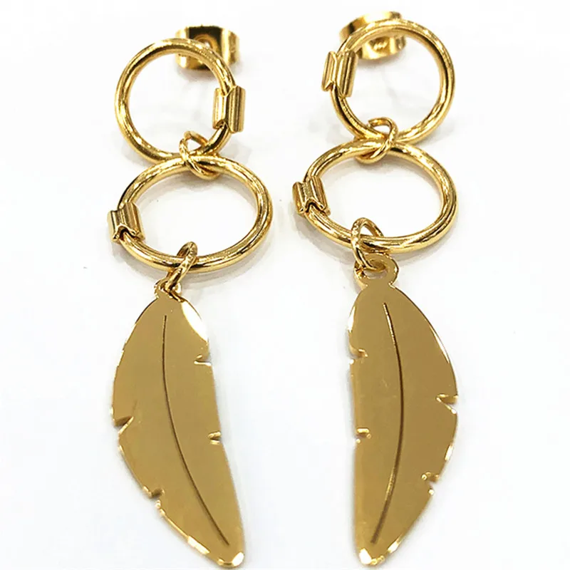 Stainless Steel Trendy Jewelry Hypoallergenic Exquisite Modern Beautiful Feather Stud For Women New Arrival
Stainless Steel Trendy Jewelry Hypoallergenic Exquisite Modern Beautiful Feather Stud For Women New Arrival