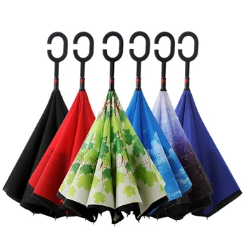 Inside Out Double Layer Umbrella Inverted Rain Parasol Garden Car Reverse Umbrella Windproof Bike Sombrillas Sun Parasol 50KO031
Inside Out Double Layer Umbrella Inverted Rain Parasol Garden Car Reverse Umbrella Windproof Bike Sombrillas Sun Parasol 50KO031