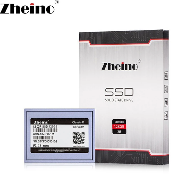 Zheino 1.8 Inch CE ZIF SSD 128GB MLC Interface Solid state drive For Laptop
Zheino 1.8 Inch CE ZIF SSD 128GB MLC Interface Solid state drive For Laptop